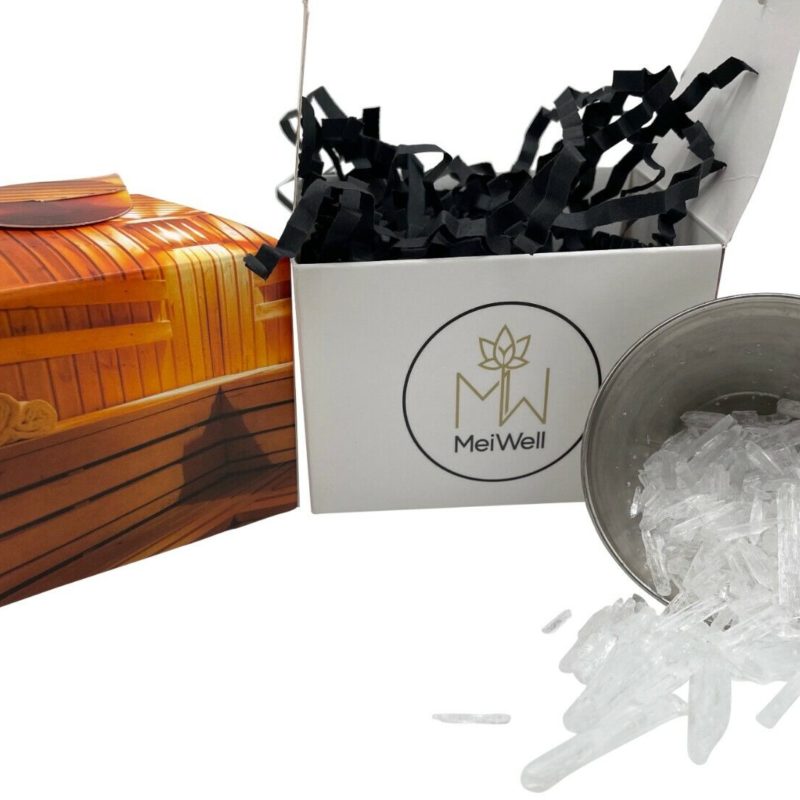 Sauna Deluxe Aufguss Verdampferschale / Aromaschale Edelstahl inkl. Menthol 18