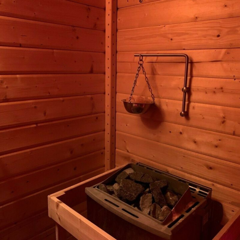 Edelstahl Wandhalterung Sauna / Saunaofen / Aufguss und Saunaschalen Massiv Edel 19