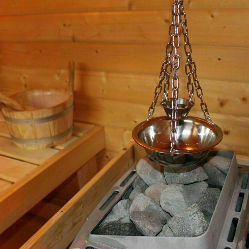 Sauna Deluxe Verdampferschale Kräutertopf Edelstahl für Sauna Aufguss 16cm 9 Sauna Deluxe Verdampferschale Kräutertopf Edelstahl für Sauna Aufguss 16cm 8